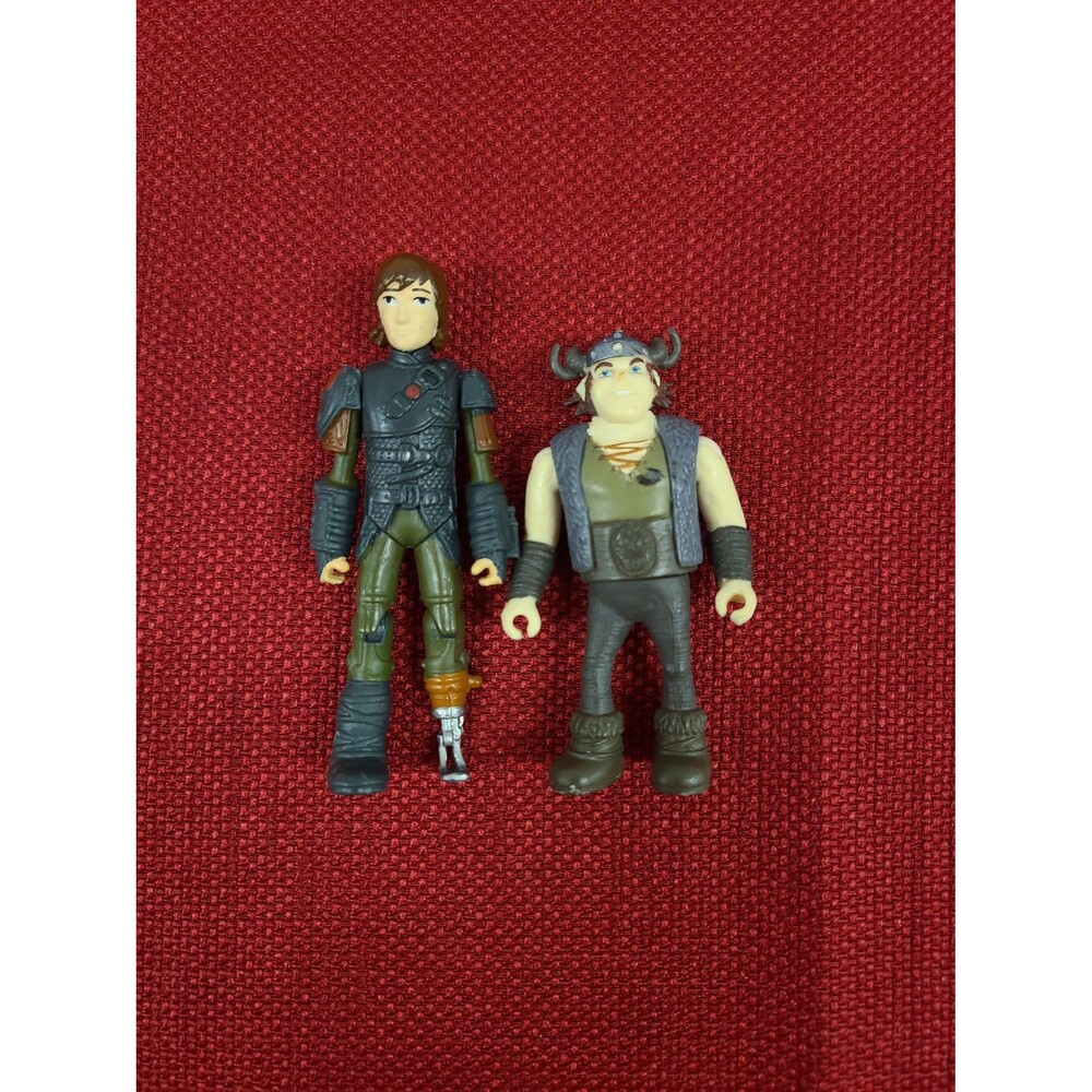 How To Train Your Dragon 3" Hiccup and 2.5" Snotlout Figures